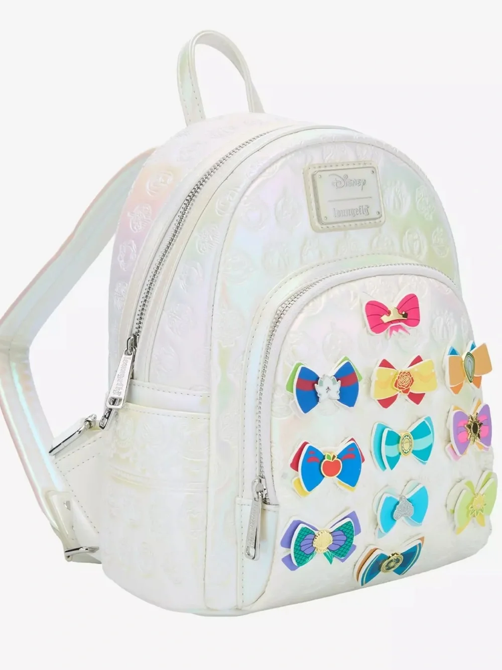 Loungefly Disney Princess Bows Iridescent Mini Backpack New! box Lunch Exclusive